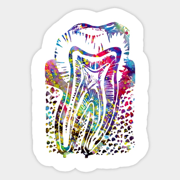 Tooth Sticker by erzebeth